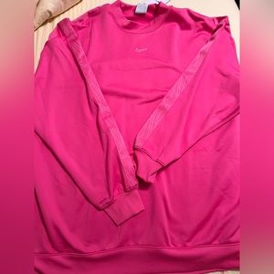 NWT pink Nike crewneck